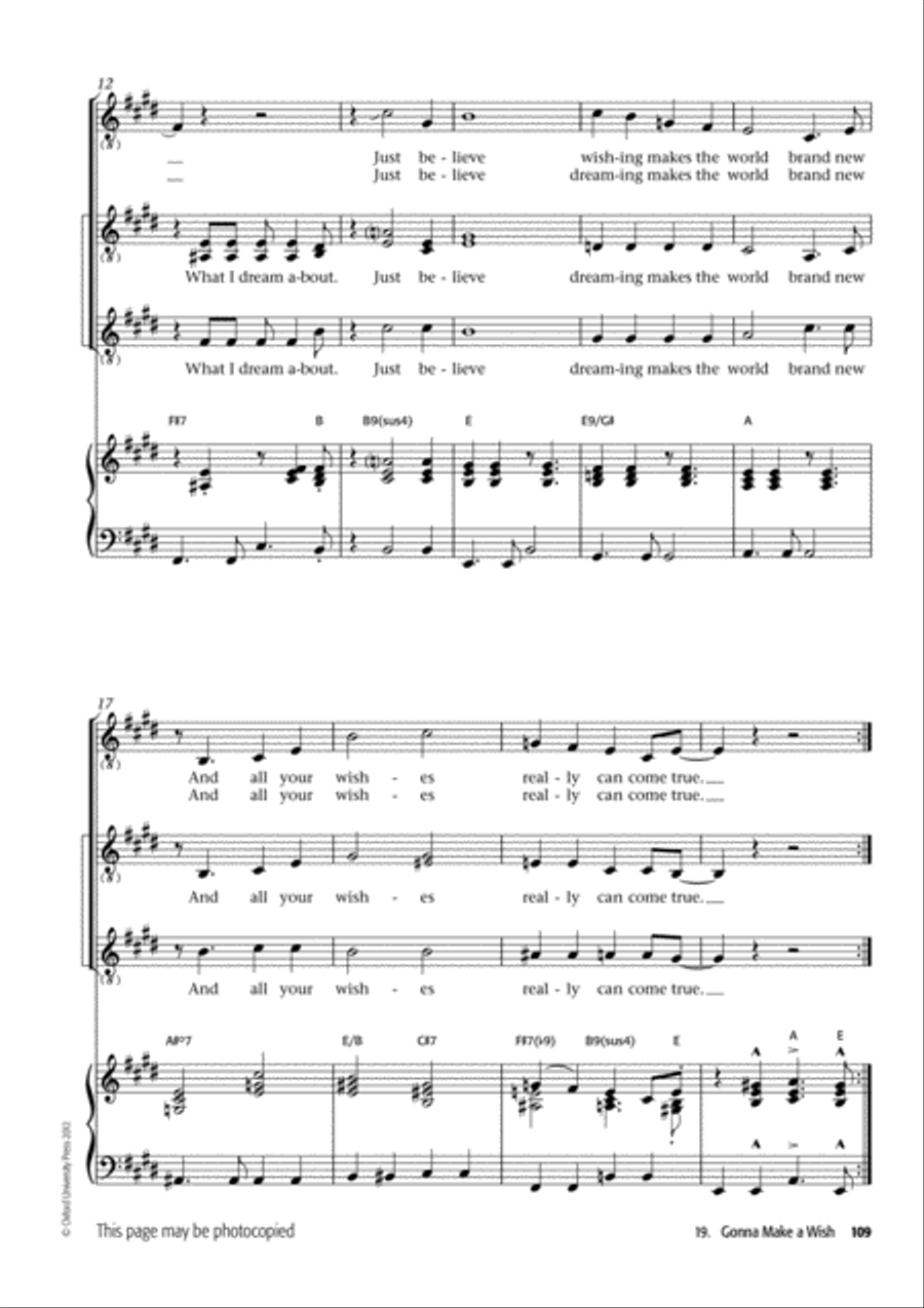 Popular Voiceworks 1 4-Part scores gallery preview page 33