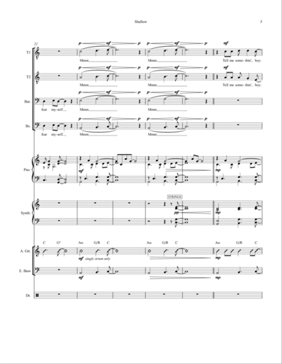Shallow Small Ensemble scores gallery preview page 5