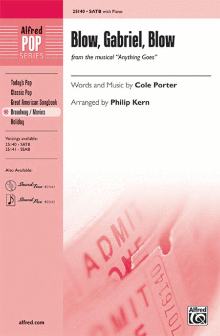 Cole Porter: Blow, Gabriel, Blow (from Anything Goes) - SATB