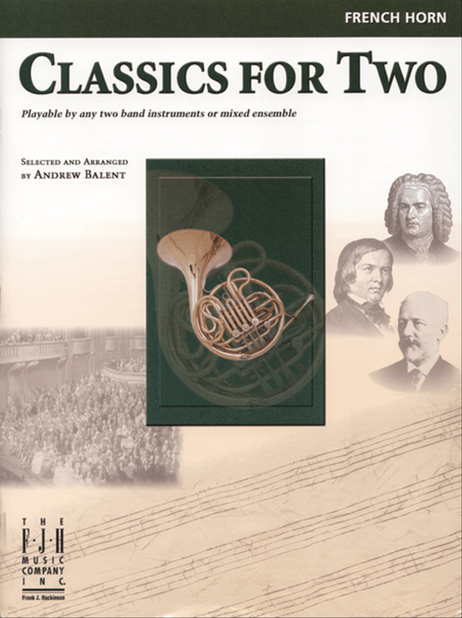 Classics for Two, French Horn Horn scores gallery preview page 1