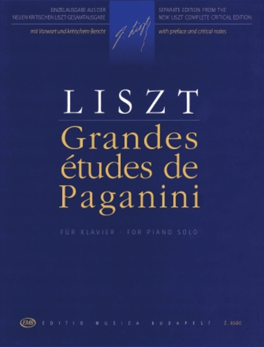 Grandes Études de Paganini Piano Solo scores gallery preview page 1