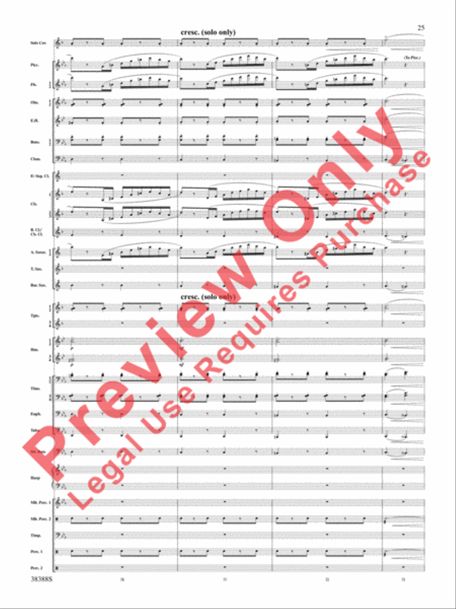 Napoli Concert Band scores gallery preview page 26