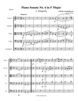 Piano Sonata No. 6, Movement 2