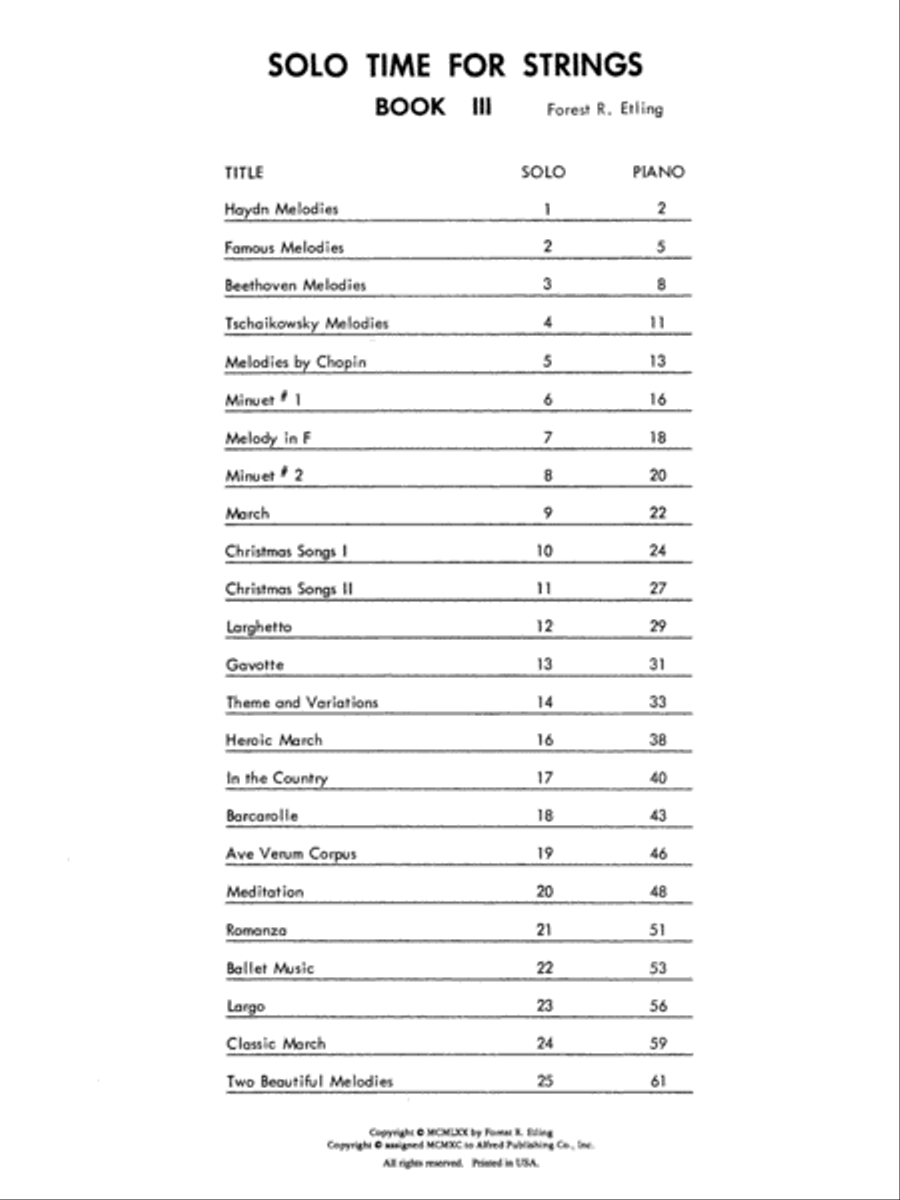 Solo Time for Strings, Book 3 Chamber Orchestra scores gallery preview page 9