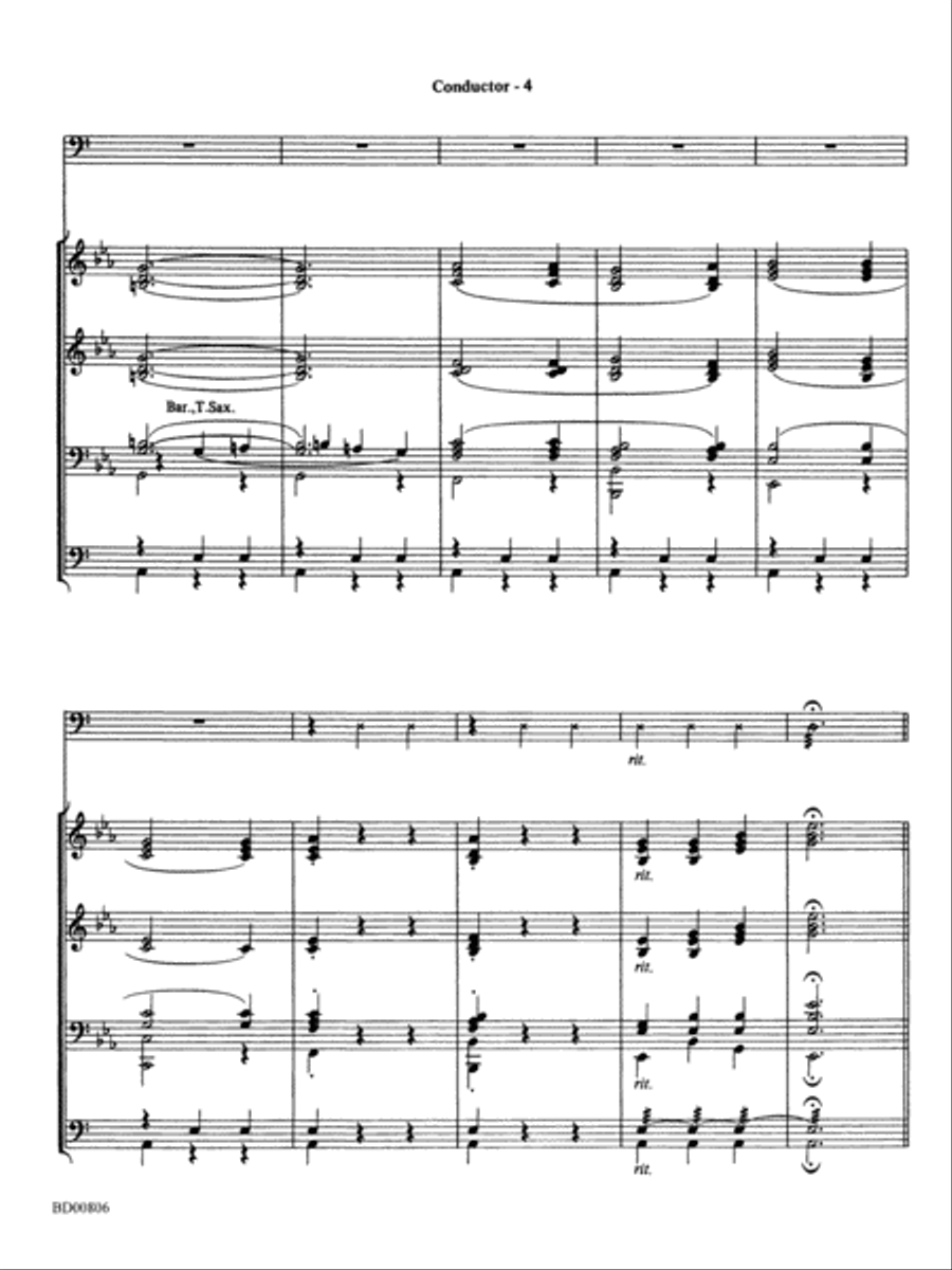Second Concerto for Faculty and Band: Score Concert Band scores gallery preview page 6