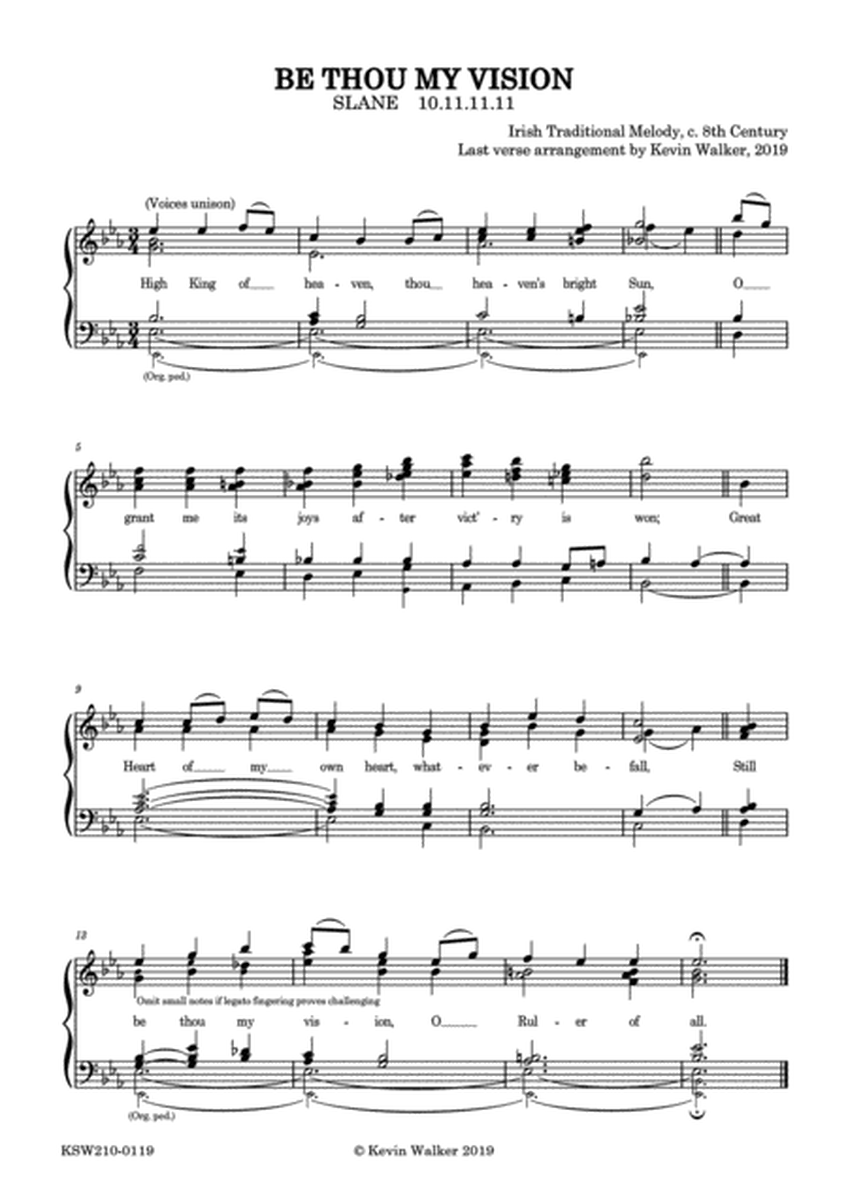 "Slane" Hymn Tune Last Verse Arrangement (Eb) image number null