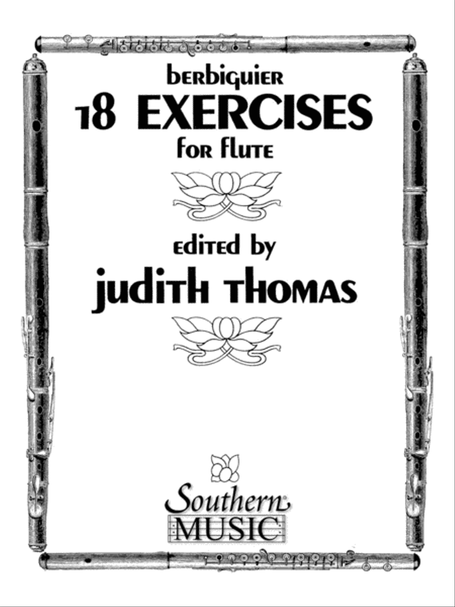 18 Exercises Flute scores gallery preview page 1
