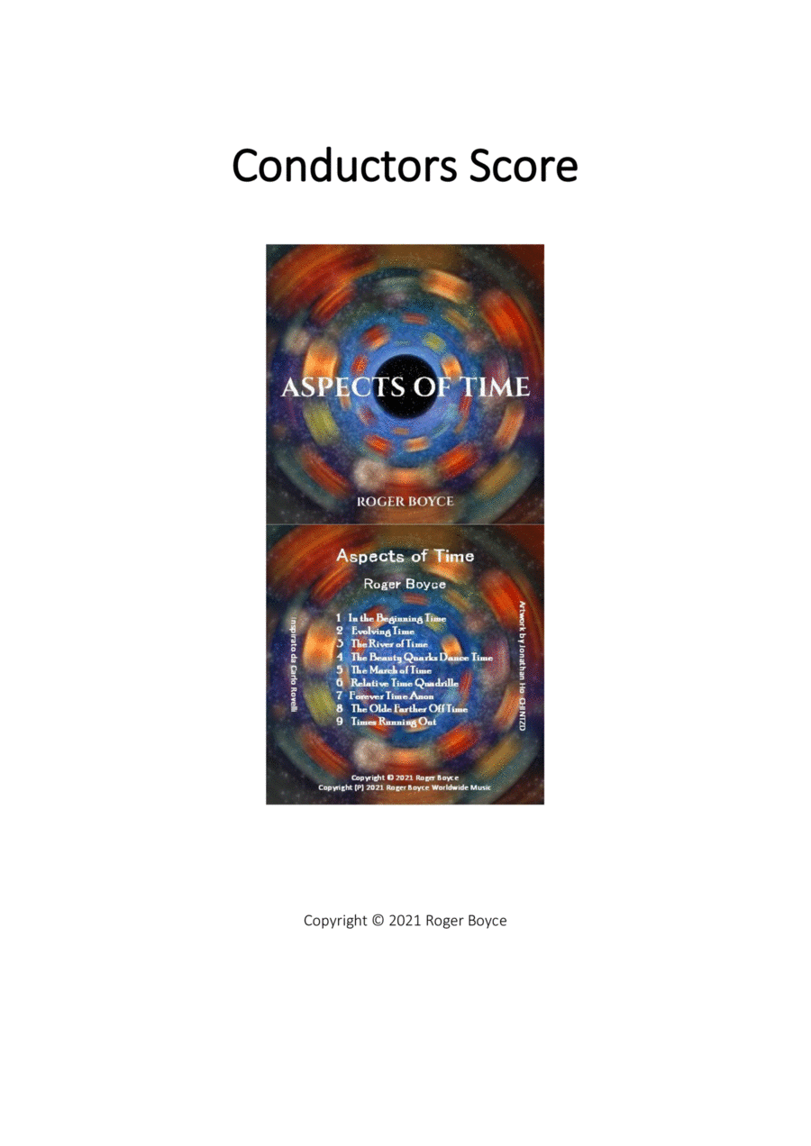 Aspects of Time Aspects of Time Full Orchestra scores gallery preview page 1