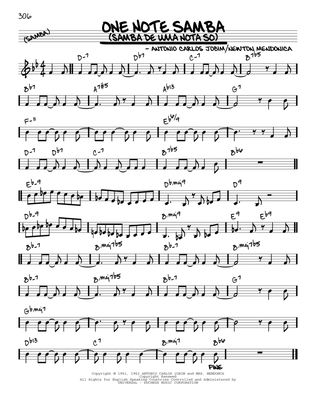 One Note Samba (Samba De Uma Nota So) [Reharmonized version] (arr. Jack Grassel)