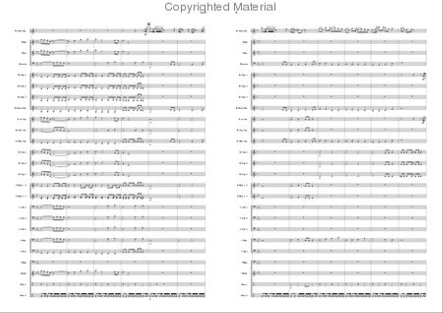 Dancing Ebony Concert Band scores gallery preview page 3