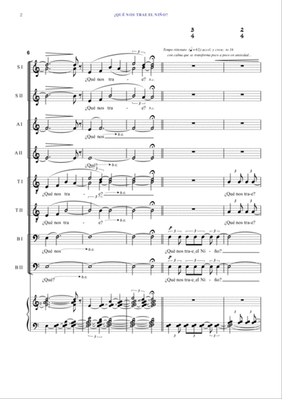 QUÉ NOS TRAE EL NIÑO? Divisi scores gallery preview page 6