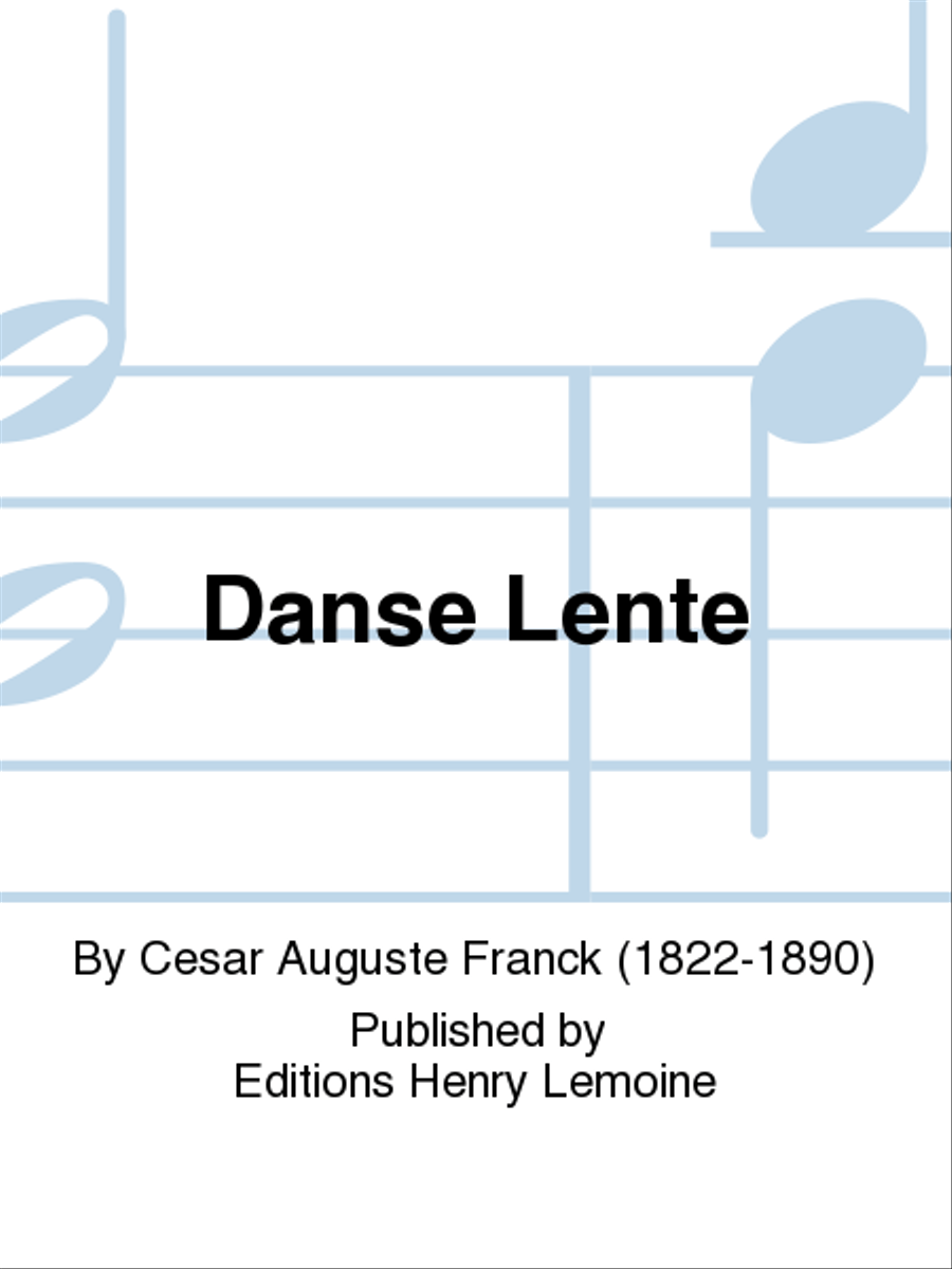 Danse Lente Danse Lente Piano Solo scores gallery preview page 1