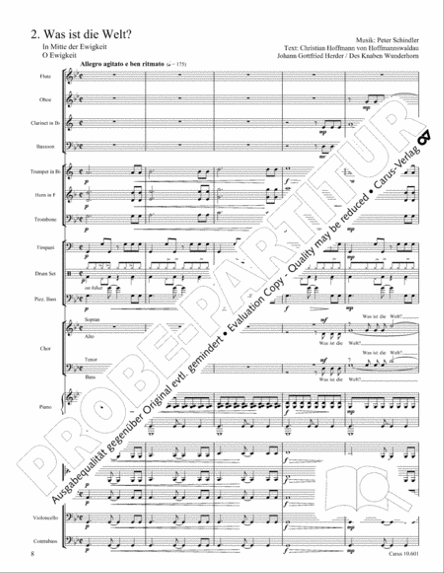 Sonne, Mond und Sterne 4-Part scores gallery preview page 19