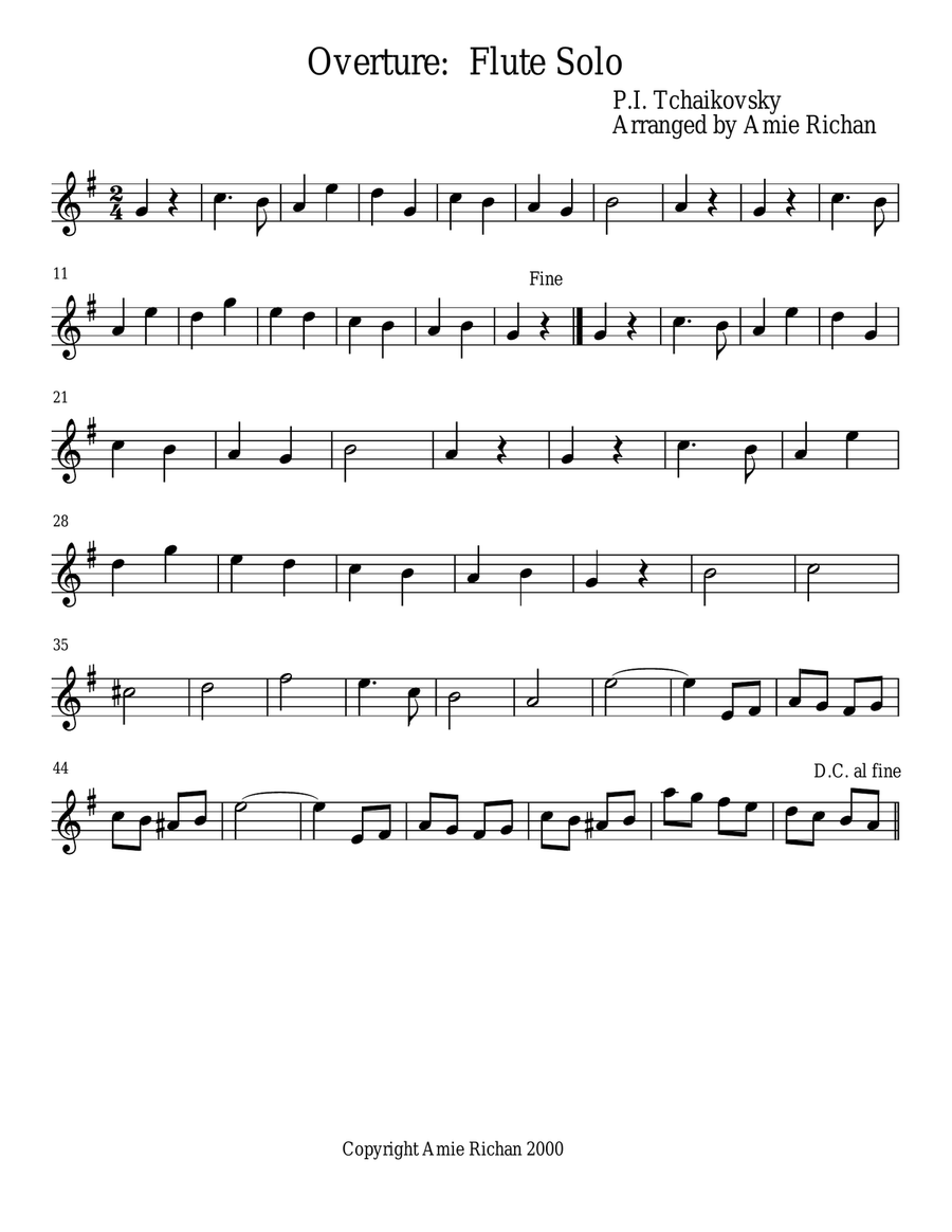 The Flutist's Nutcracker Flute Solo scores gallery preview page 1