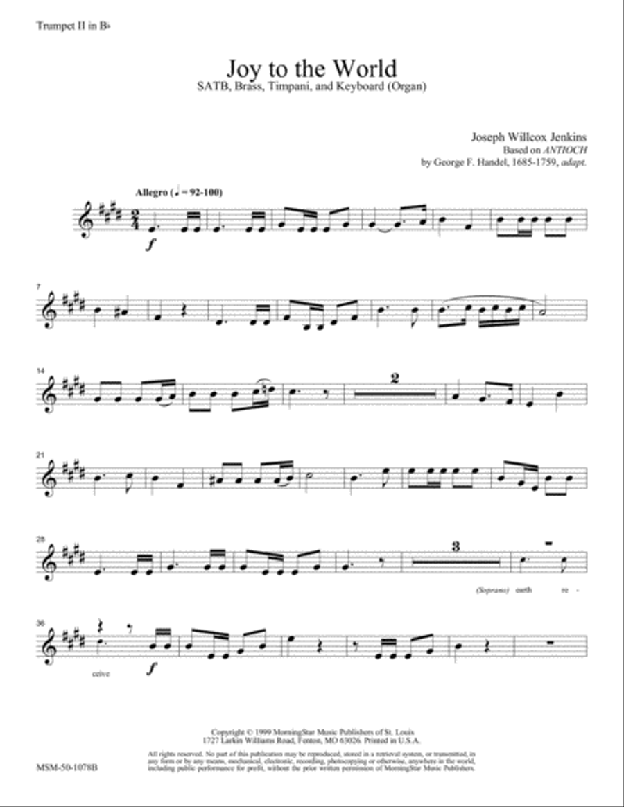 Joy to the World Choir scores gallery preview page 4