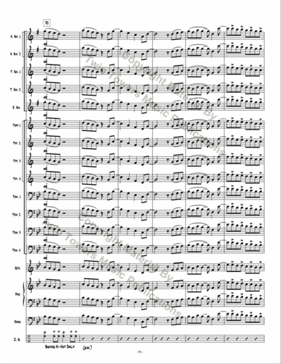 Ice is Nice Jazz Ensemble scores gallery preview page 17
