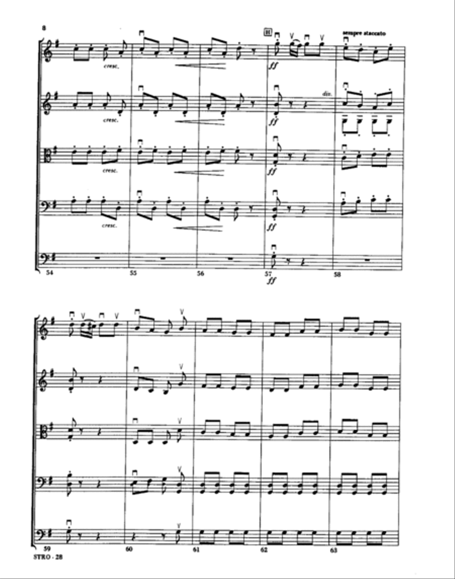 The Nutcracker Ballet: Trepak Orchestra scores gallery preview page 7