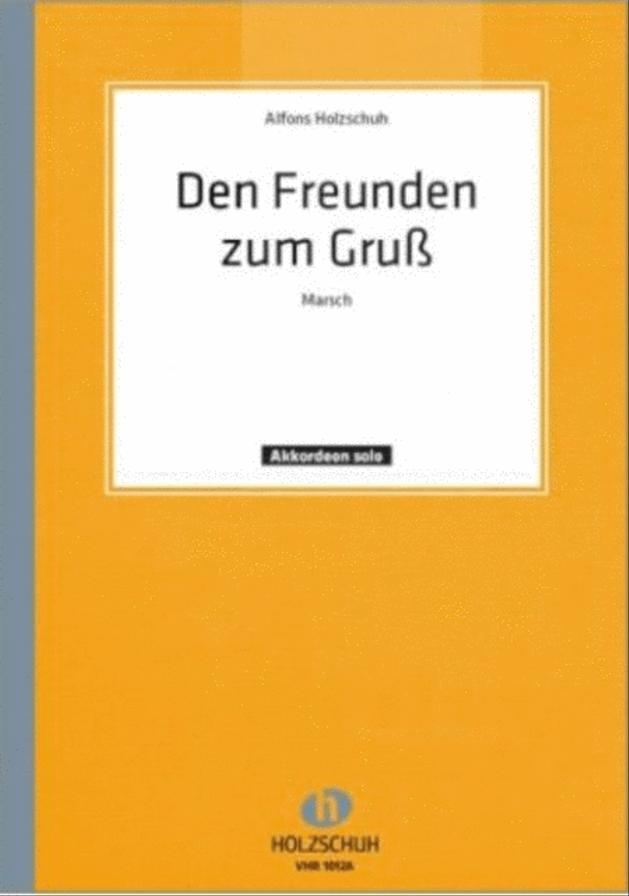 Den Freunden zum Gruss Accordion scores gallery preview page 1