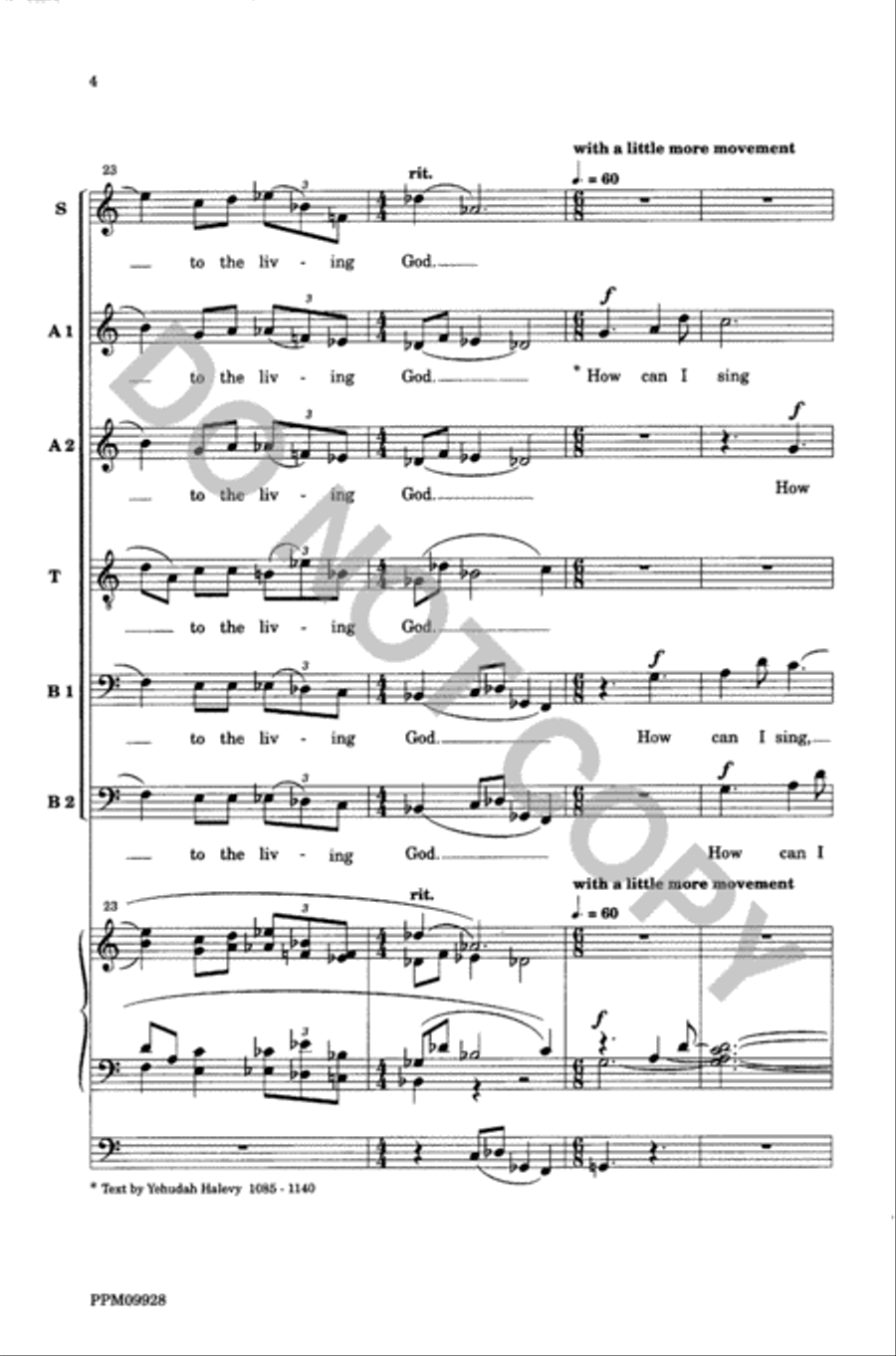It is to God I Shall Sing Divisi scores gallery preview page 5