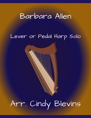 Book cover for Barbara Allen, for Lever or Pedal Harp