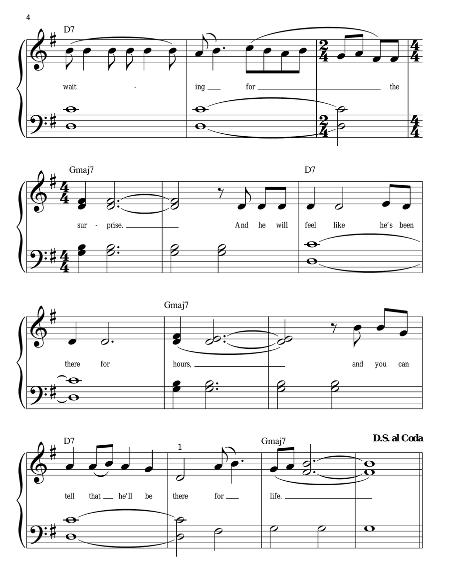 Daydreamer Easy Piano scores gallery preview page 4
