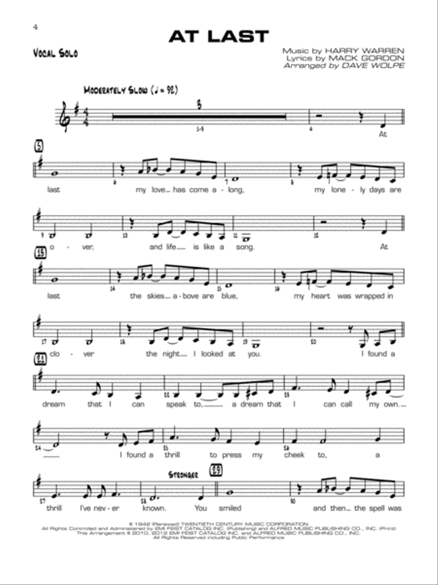 Singin' with the Jazz Combo Jazz Ensemble scores gallery preview page 3