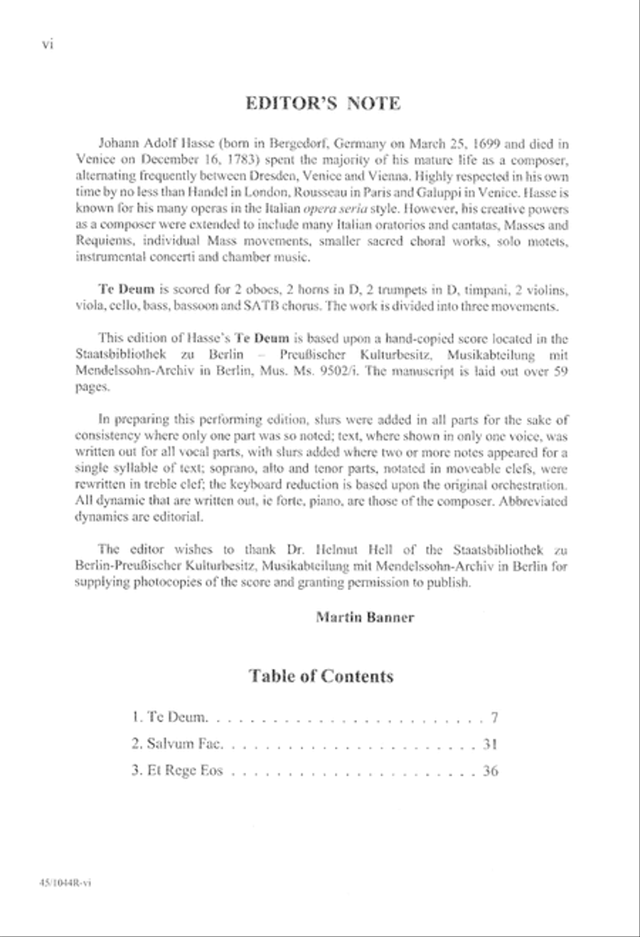 Te Deum Choral Score Te Deum Choral Score 4-Part scores gallery preview page 8