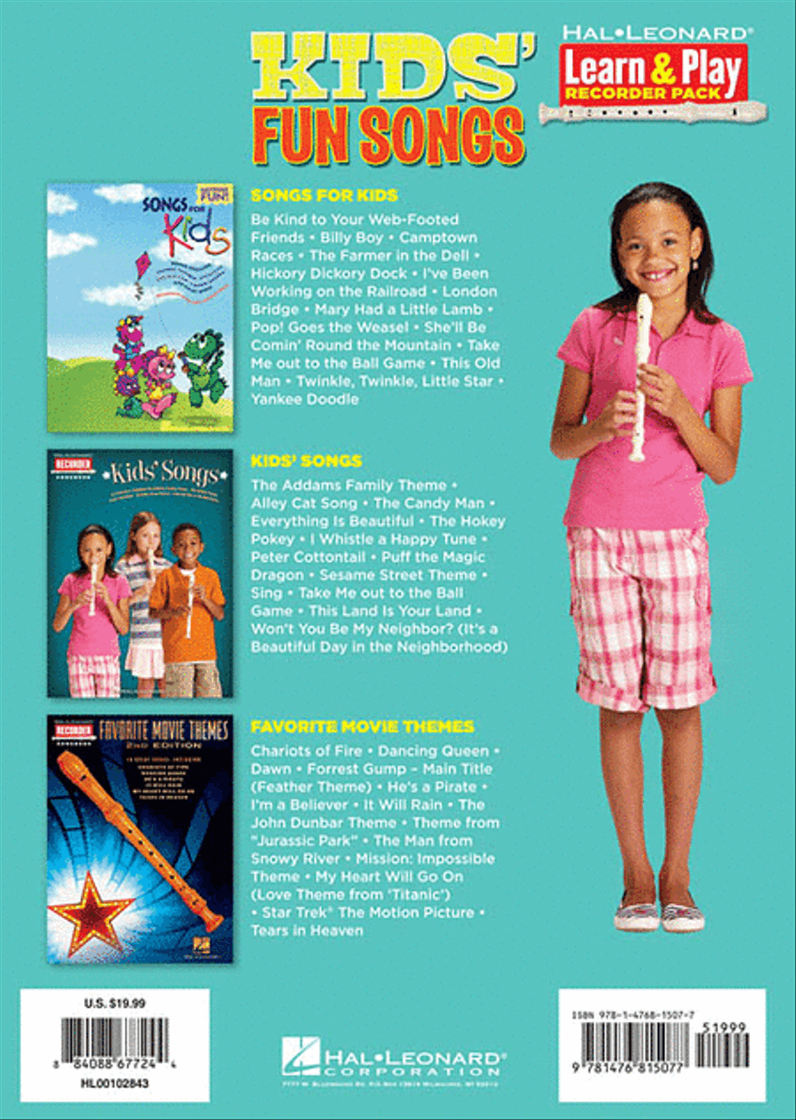Kids' Fun Songs Recorder scores gallery preview page 2
