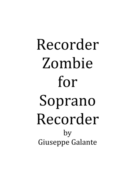 Recorder Zombie image number null