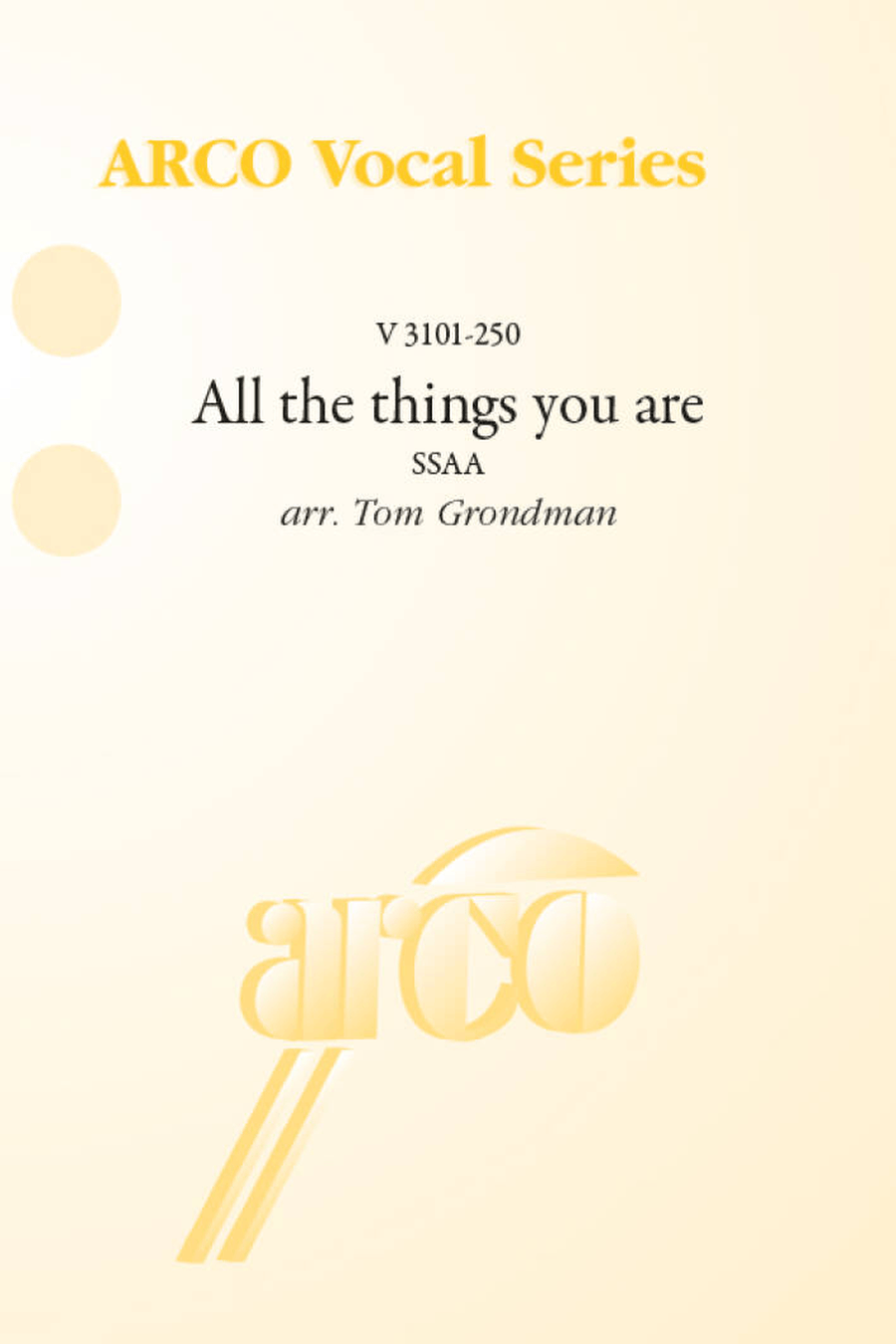 All the things you are All the things you are SSAA scores gallery preview page 1