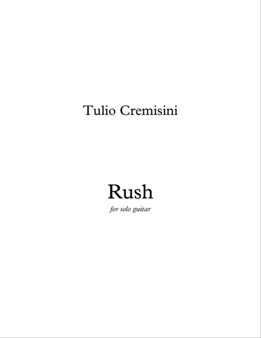 Rush Rush Guitar Solo scores gallery preview page 1