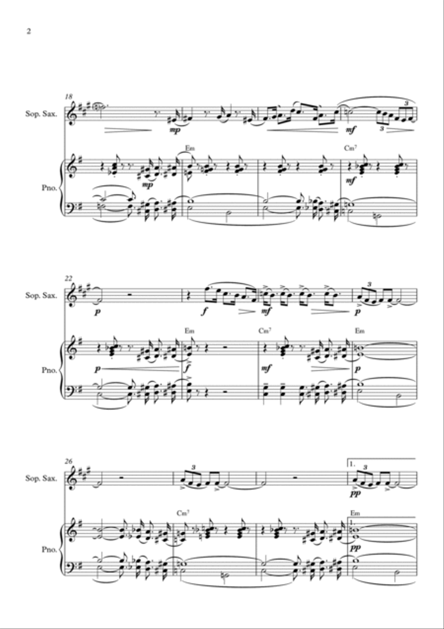 The Pink Panther Soprano Saxophone scores gallery preview page 2