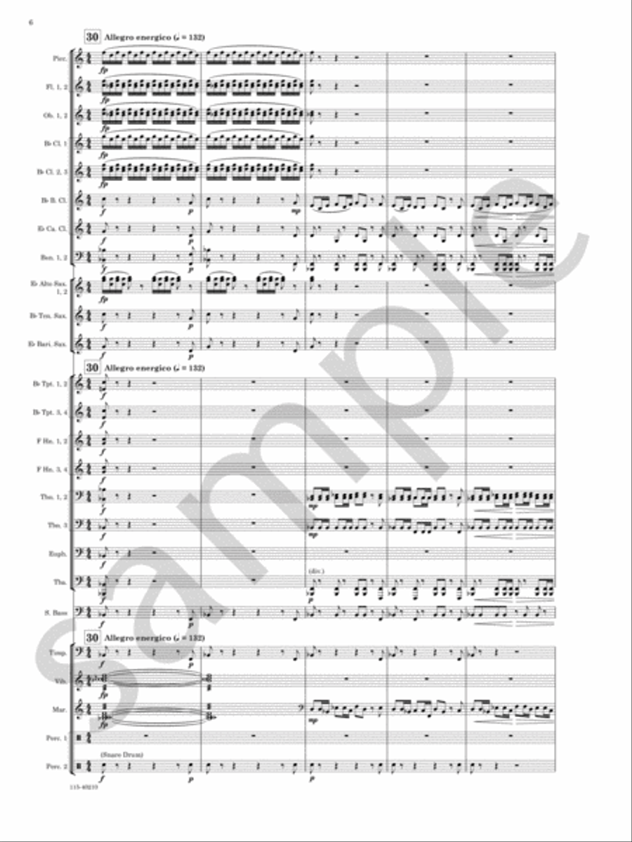 Grand Mesa Concert Band scores gallery preview page 7
