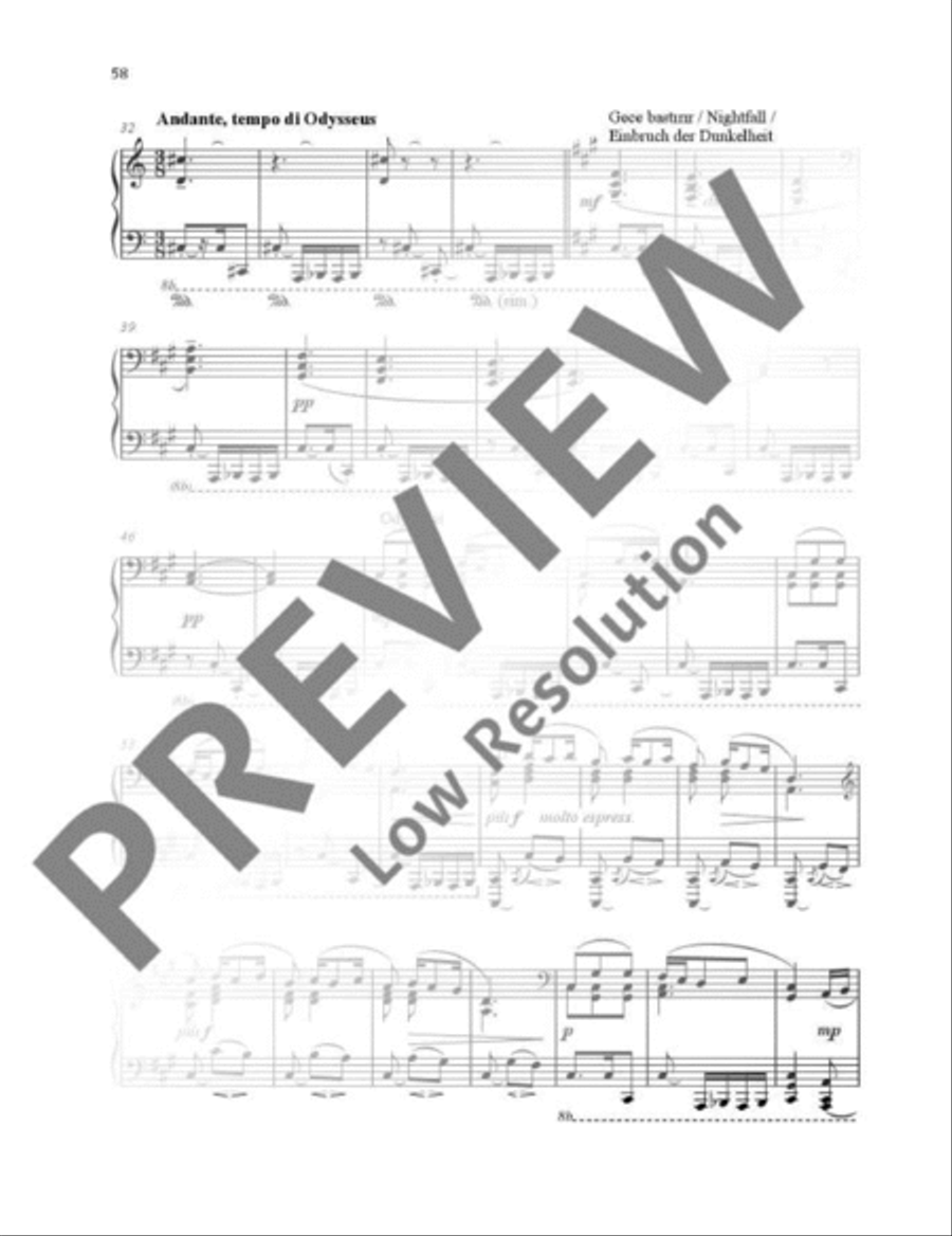 Truva Atı Piano Solo scores gallery preview page 3