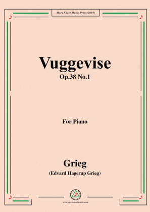 Grieg-Vuggevise Op.38 No.1,for Piano