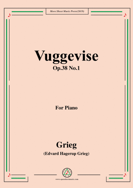 Grieg-Vuggevise Op.38 No.1,for Piano