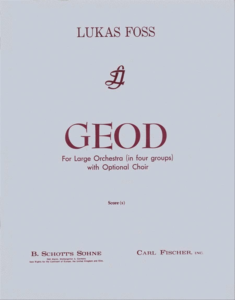 Geod Orchestra scores gallery preview page 1