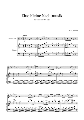 Eine Kleine Nachtmusik for Trumpet and Piano