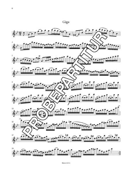 Partita No. II BWV 1004