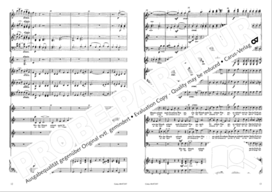 Psalm 42 4-Part scores gallery preview page 8