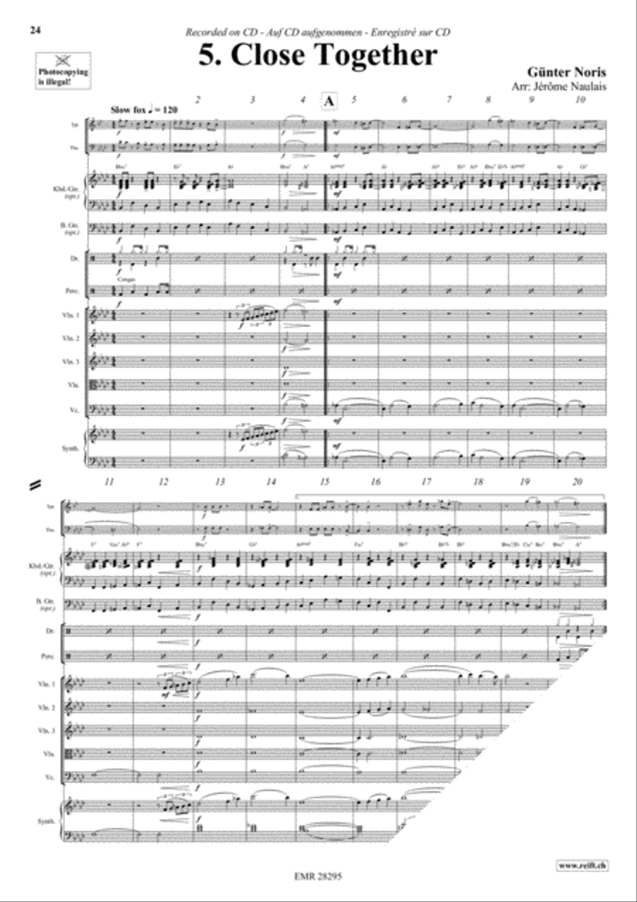 Let's Dance Volume 1 Brass Ensemble scores gallery preview page 7