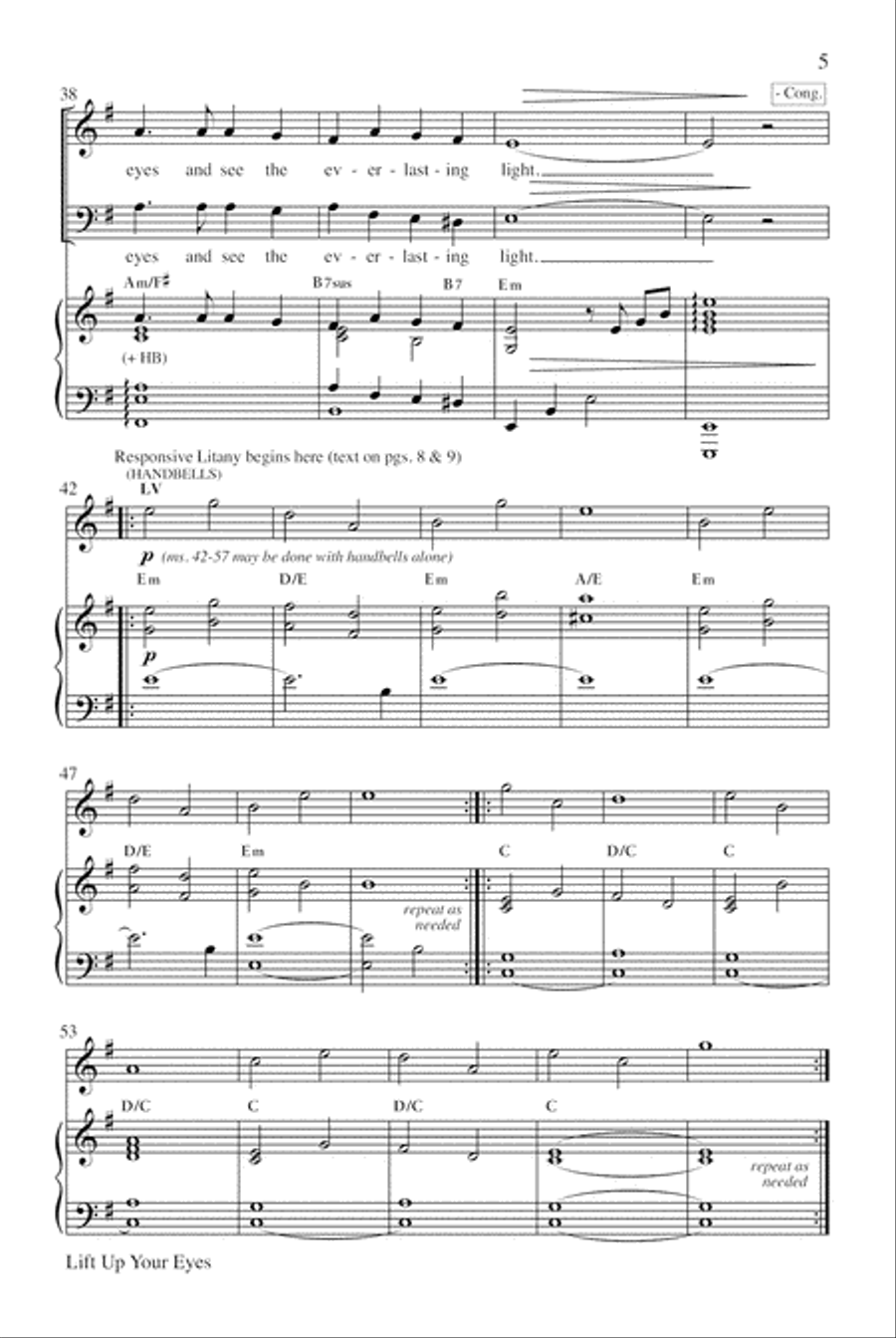 Lift Up Your Eyes Lift Up Your Eyes 2-Part scores gallery preview page 6