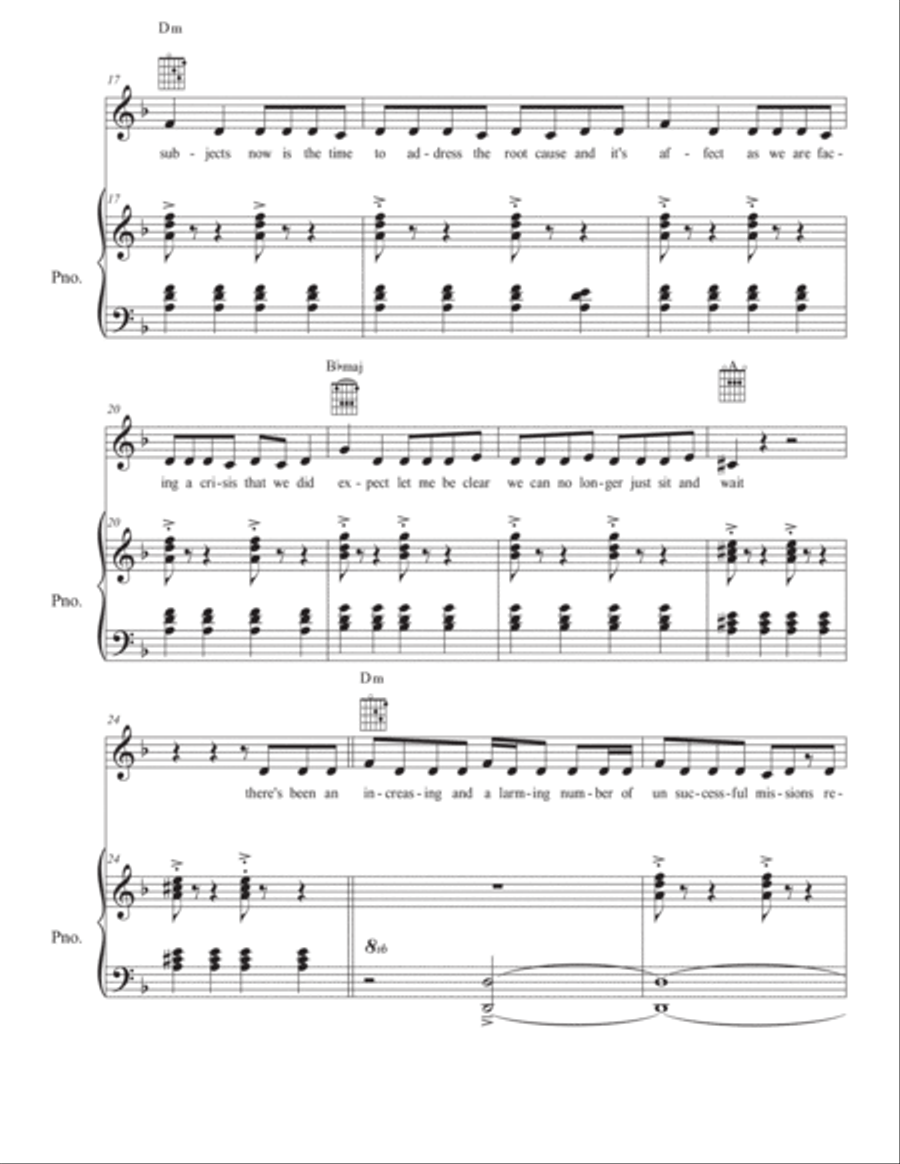 Age of Doom Piano, Vocal, Guitar scores gallery preview page 3