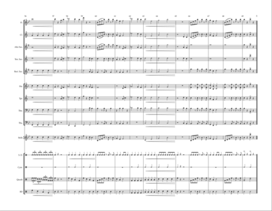 I Just Can't Wait To Be King Marching Band scores gallery preview page 5