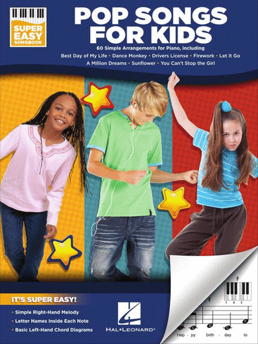 Pop Songs for Kids – Super Easy Songbook Easy Piano scores gallery preview page 2