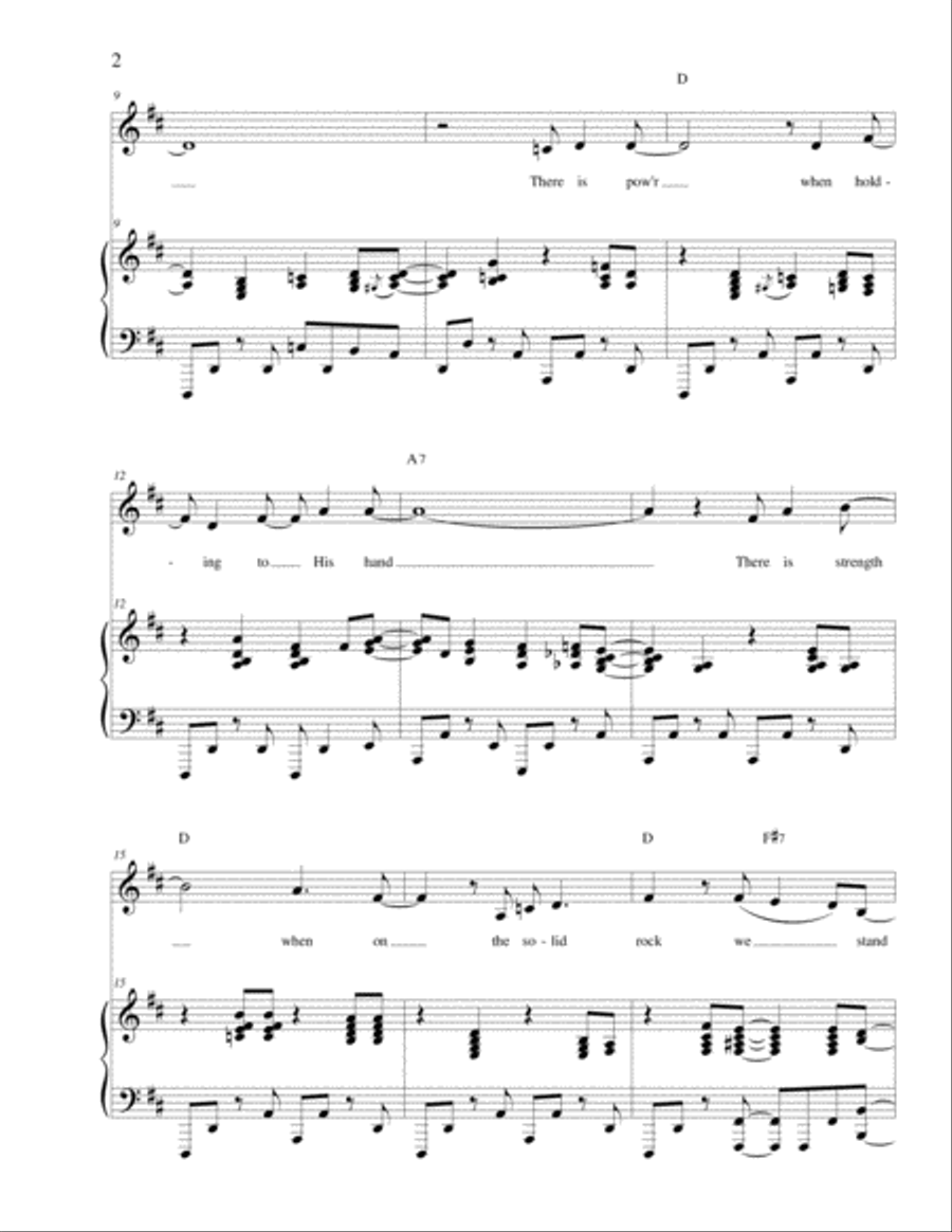 Walkin' With The Lord Walkin' With The Lord Piano, Vocal, Guitar scores gallery preview page 2