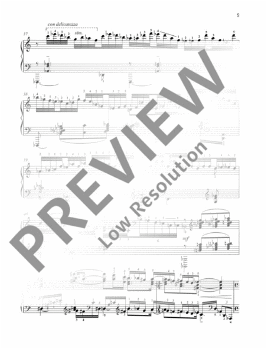 Berceuse Berceuse Piano Solo scores gallery preview page 6