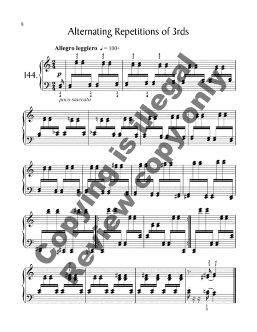 175 Exertudes, Book 5: Advanced II Piano Method scores gallery preview page 11