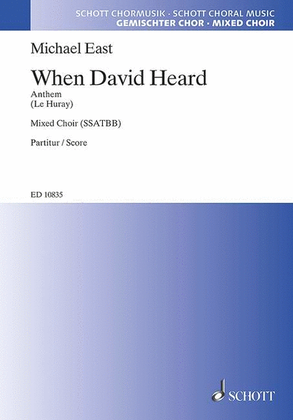 Book cover for When David Heard **pop**