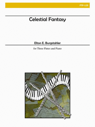 Book cover for Celestial Fantasy for Three Flutes and Piano